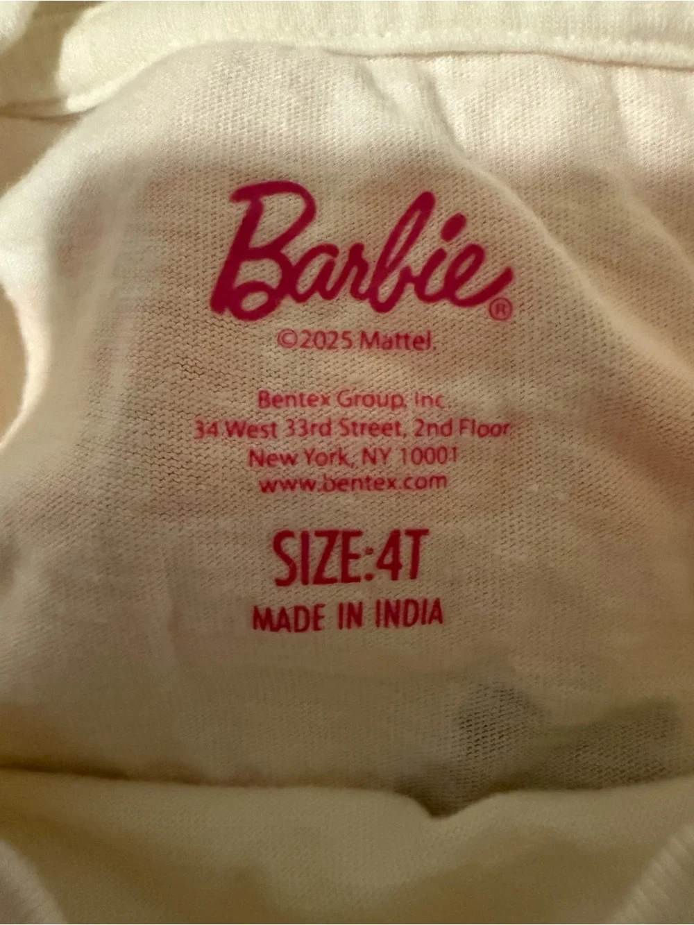 Sunshine & Barbie Tee and Shorts 4T